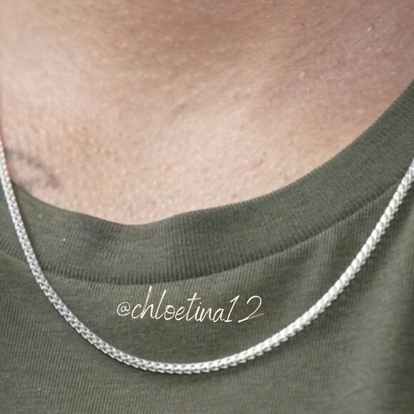 NEW Solid 925 Sterling Silver Franco Square Box Link Chain Necklace 20” - Picture 6 of 12